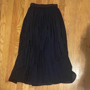 H&M Elegant Black Maxi Skirt